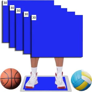 150 Pack Basketball Shoe Cleaner Sticky Mats,Tacky Adhesive Replacement Sheets for Dust Removal,Non-Slip Court Accessory for Enhanced Grip & Safety,Indoor Sports Floor Mats for Basketball, Volleyball