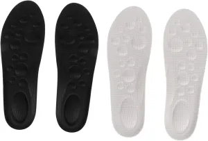2Pairs Arch Support Insoles Breathable Massage Inserts for Comfort Cushioning Foot Pads for Sneakers Athletic Shoes