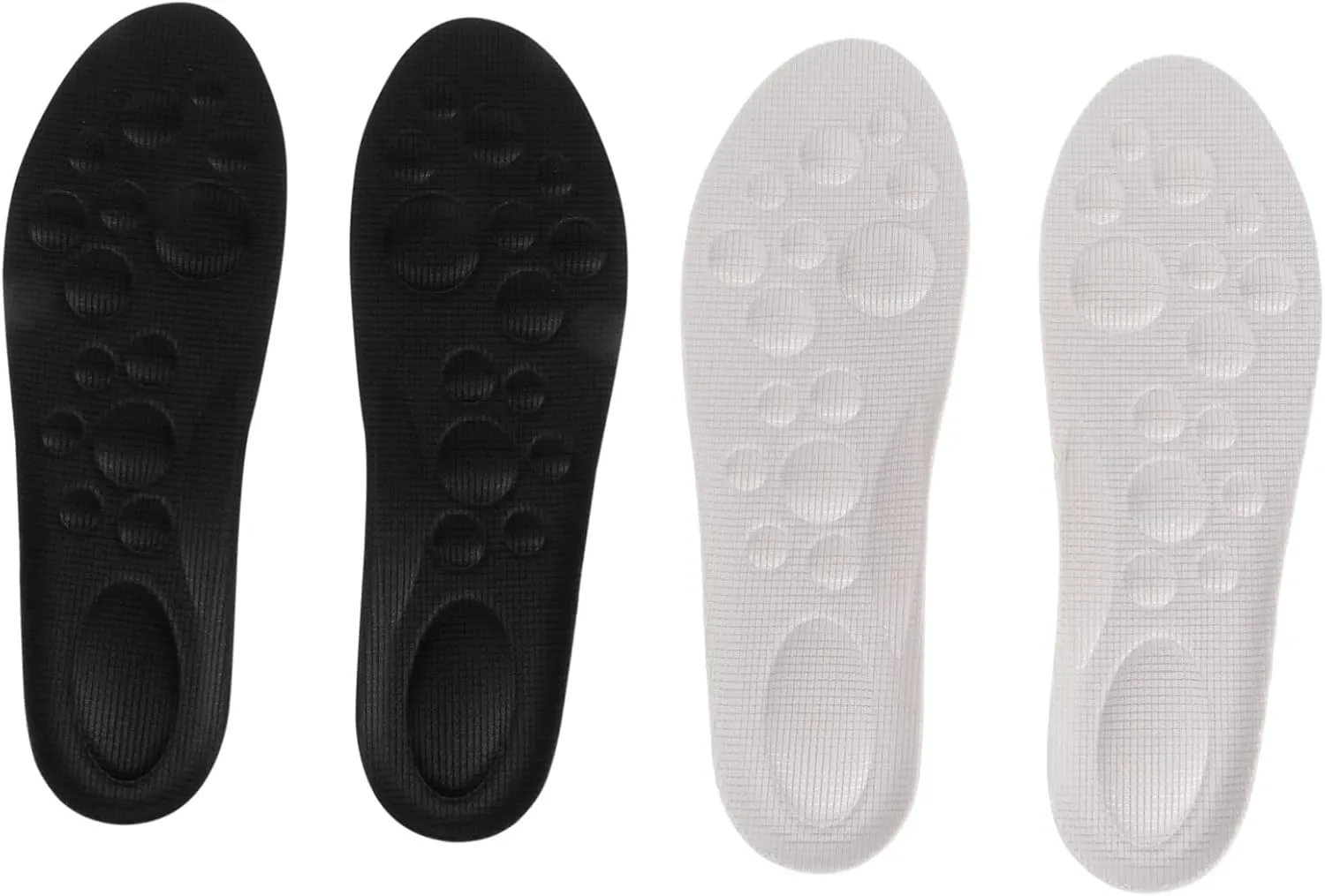 2Pairs Arch Support Insoles Breathable Massage Inserts for Comfort Cushioning Foot Pads for Sneakers Athletic Shoes