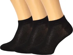 3 Pack Unisex Ultra Thin Breathable Dry Fit Low Cut Running Ankle Socks black white grey color