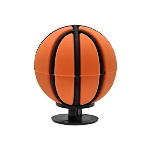 3D Basketball orange stripe shoe charm