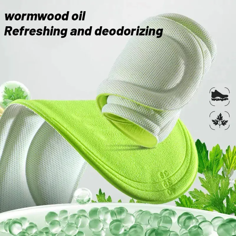 5D Shock-Absorbing Sports Insoles – Soft, Breathable, Deodorizing Shoe Inserts for Men & Women