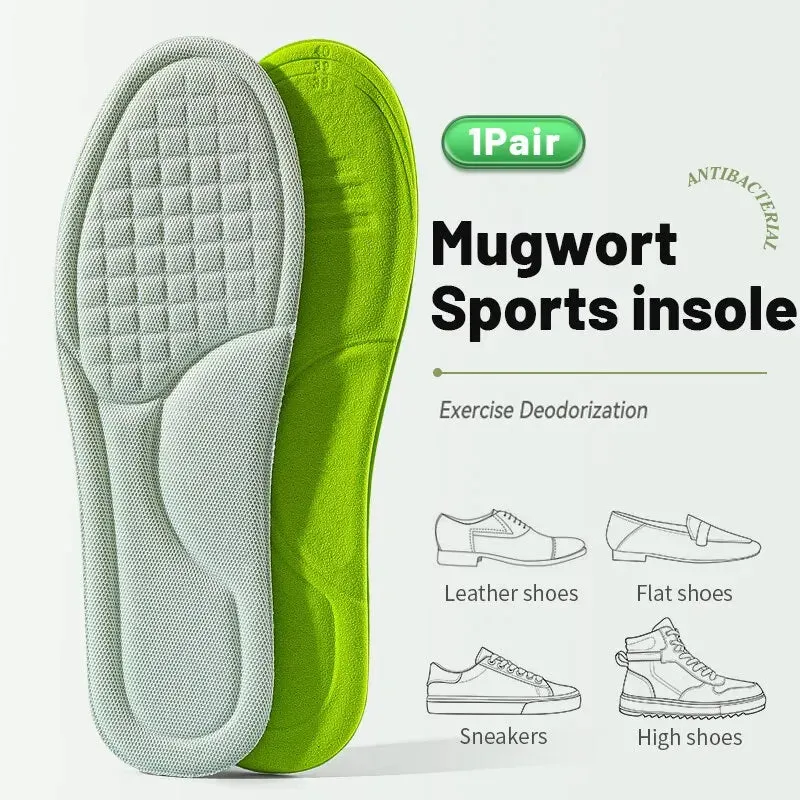 5D Shock-Absorbing Sports Insoles – Soft, Breathable, Deodorizing Shoe Inserts for Men & Women