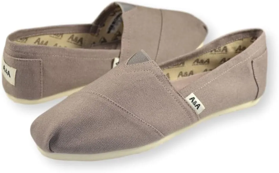 A&A - Espadrilles for Women - Sandals - Canvas Shoes - Slip On Shoes - Alpargatas for Women - Unisex Shoes - Vegan Shoes