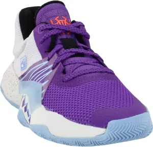 adidas D.O.N. Issue #1 Shoe - Junior's Basketball Active Purple/White/Glow Blue