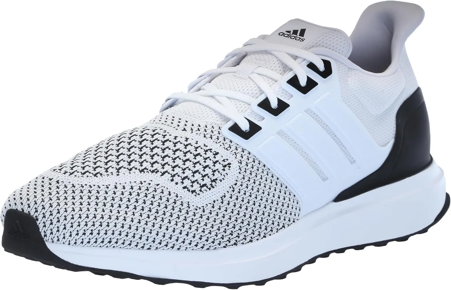 adidas Men's UBounce DNA Sneaker, White/White/Black, 11.5