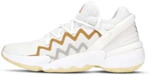 adidas Unisex-Child D.o.n. Issue 3 Basketball Shoe (White/Gold, us_Footwear_Size_System, Big_Kid, Men, Numeric, Medium, Numeric_6)