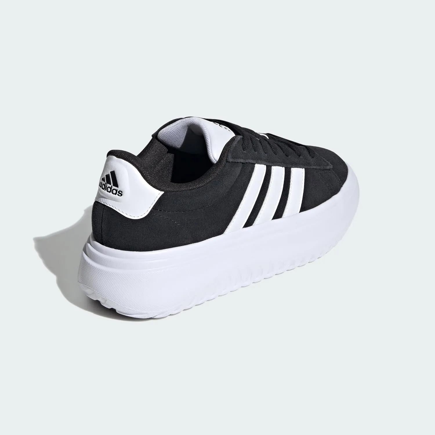 adidas Women's Grand Court Platform Suede Sneaker