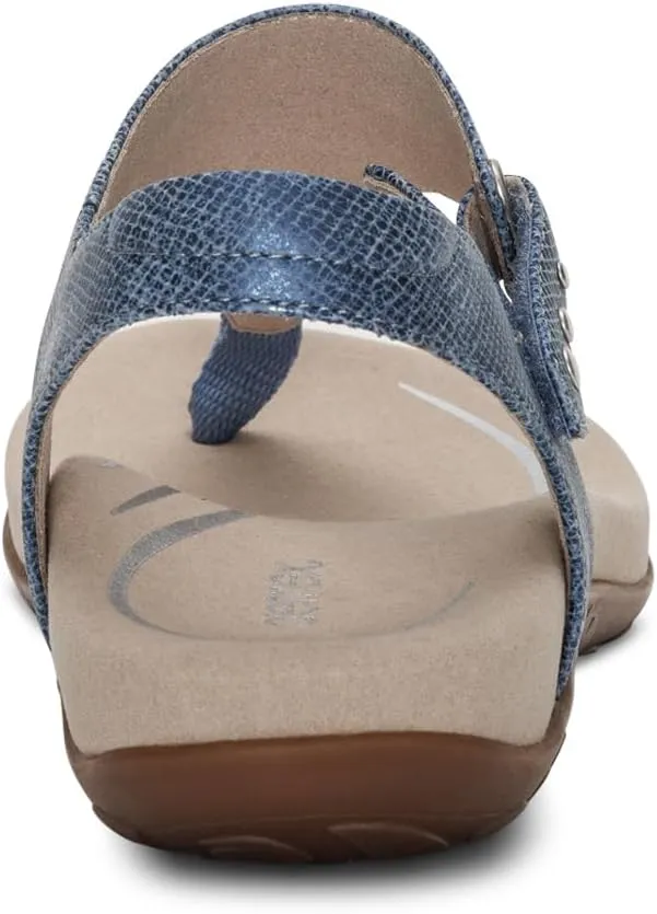 Aetrex Women's Ellie Orthopedic Adjustable Quarter Strap Comfort Thong Sandals