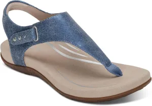 Aetrex Women's Ellie Orthopedic Adjustable Quarter Strap Comfort Thong Sandals