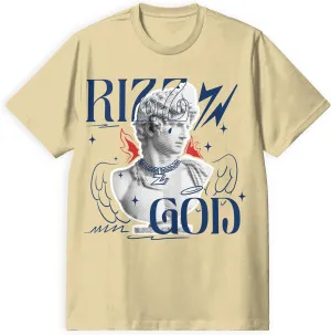 AJ 1 Rare Air 1s 4s Rare 4 Shirt, Rizz God, Shirts Match Sneakers 2D Sneaker T-Shirt Teee