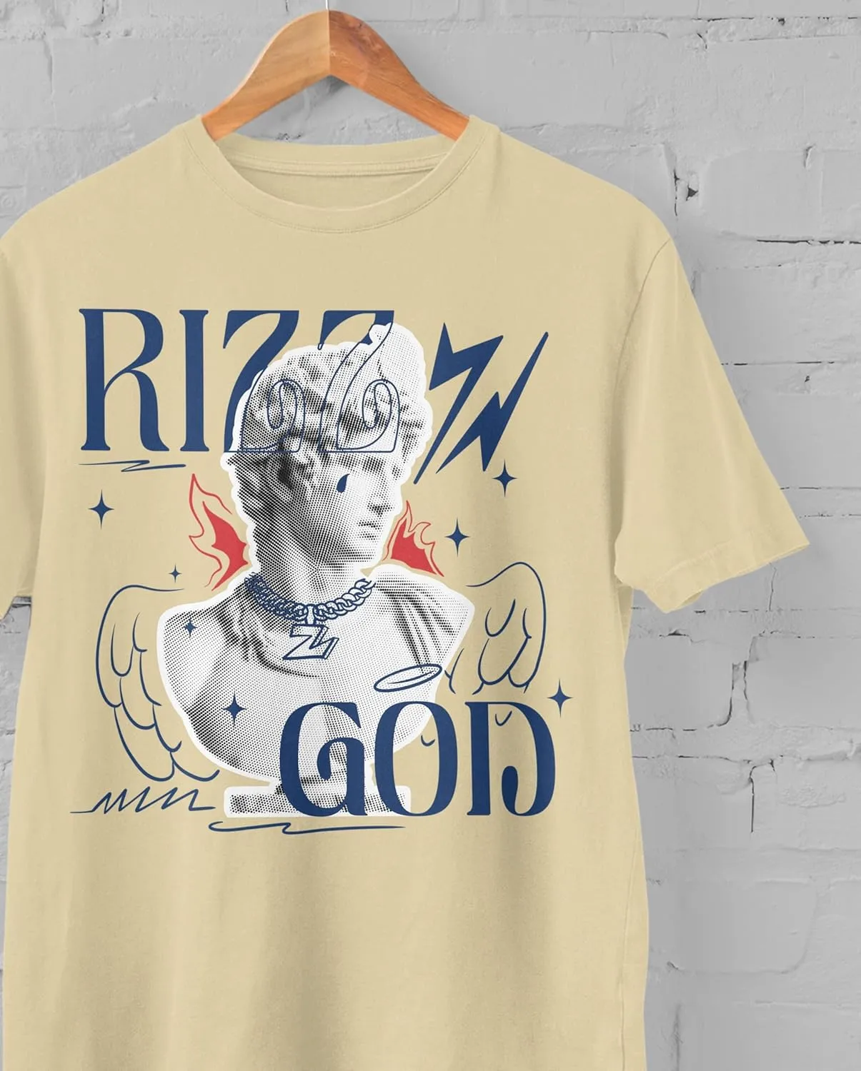 AJ 1 Rare Air 1s 4s Rare 4 Shirt, Rizz God, Shirts Match Sneakers 2D Sneaker T-Shirt Teee