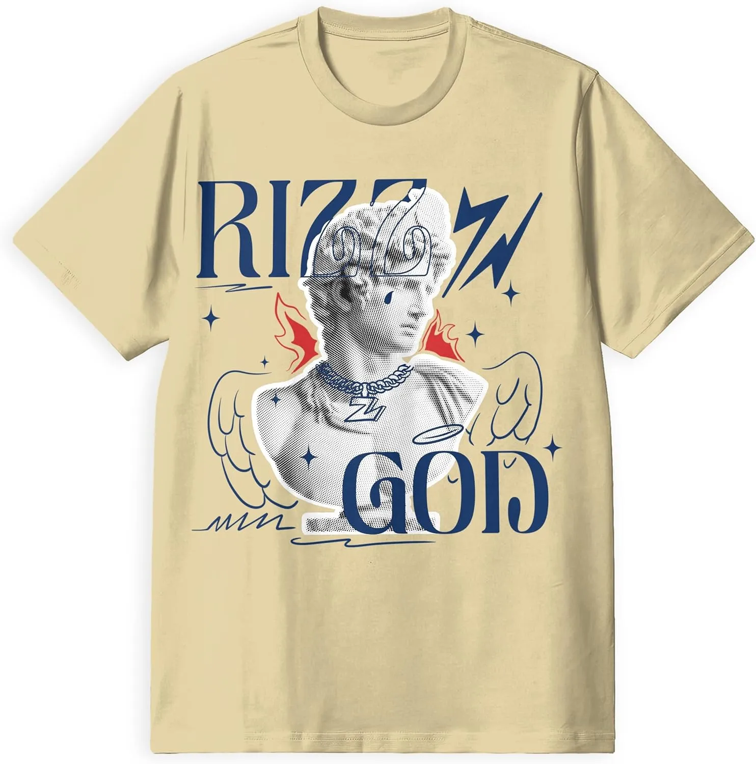 AJ 1 Rare Air 1s 4s Rare 4 Shirt, Rizz God, Shirts Match Sneakers 2D Sneaker T-Shirt Teee