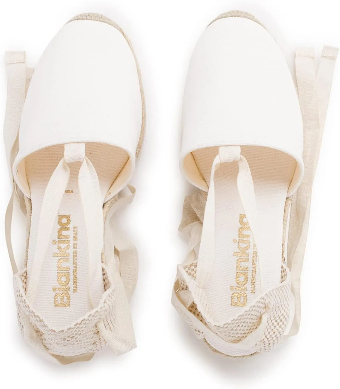 Almanera Authentic Spanish Espadrille Wedge Sandals for Women - Sustainable, Eco Friendly, Vegan Shoes. Classic Style, Organic Cotton Canvas Upper, Comfy Insole, Jute Midsole, Rubber Sole. Made in Spain