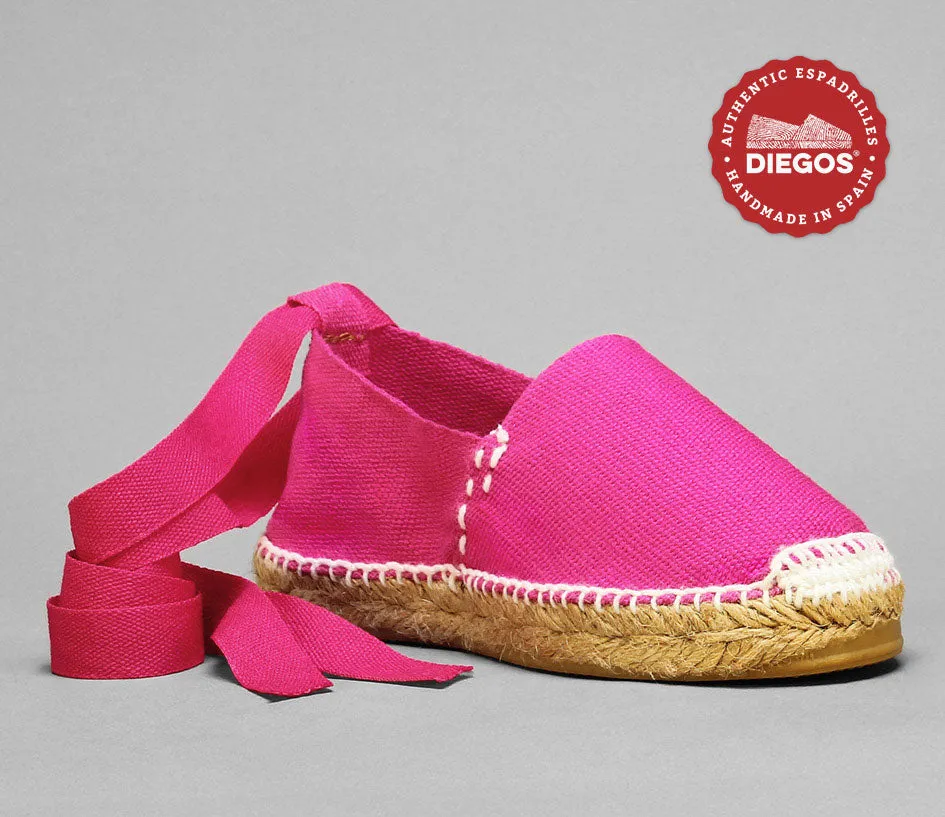 Alpargatas fucsia