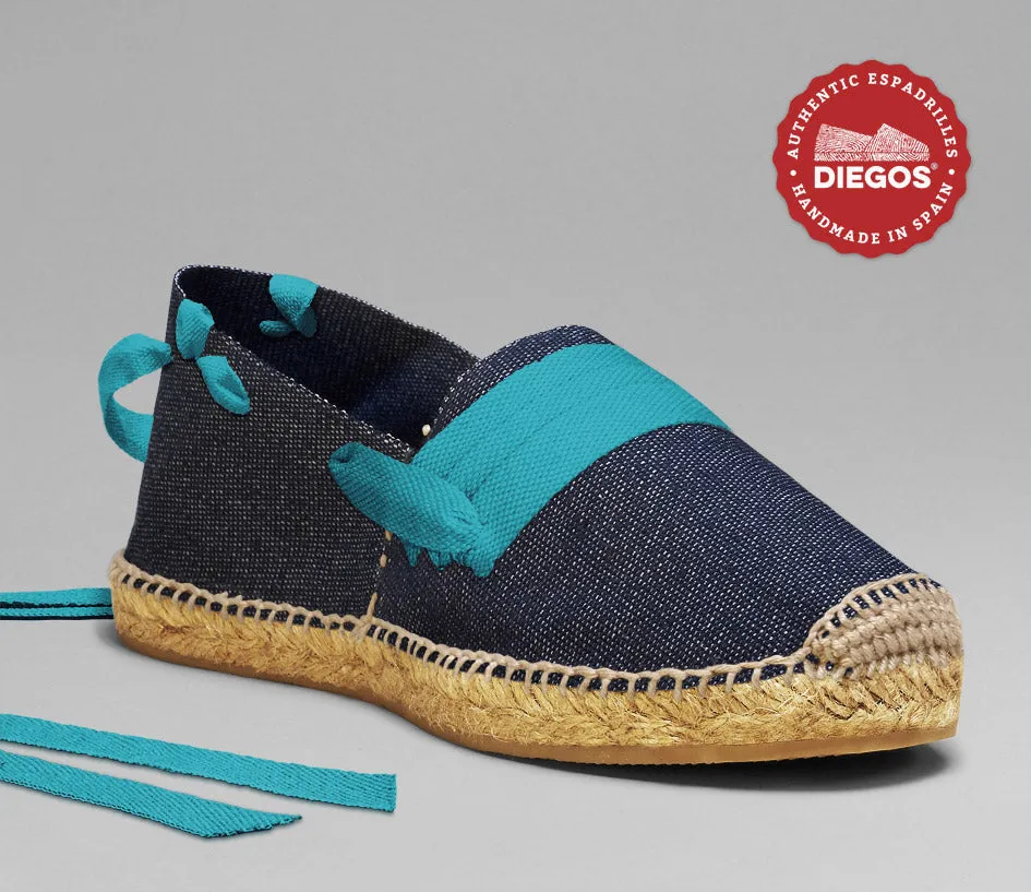 Alpargatas vascas denim