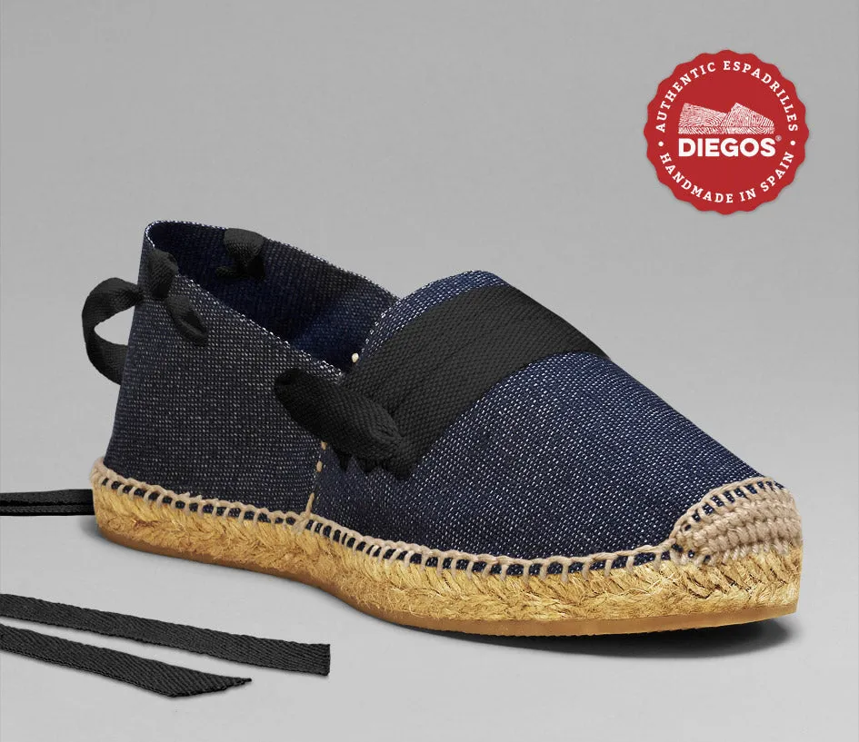 Alpargatas vascas denim