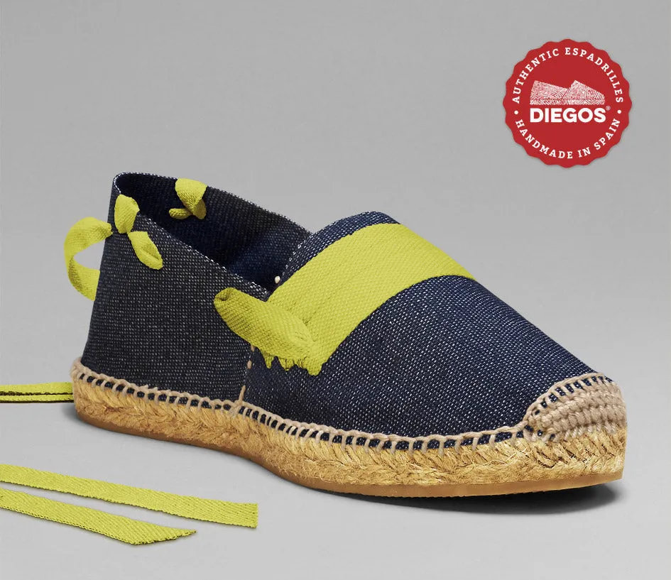 Alpargatas vascas denim