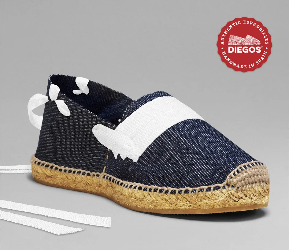 Alpargatas vascas denim