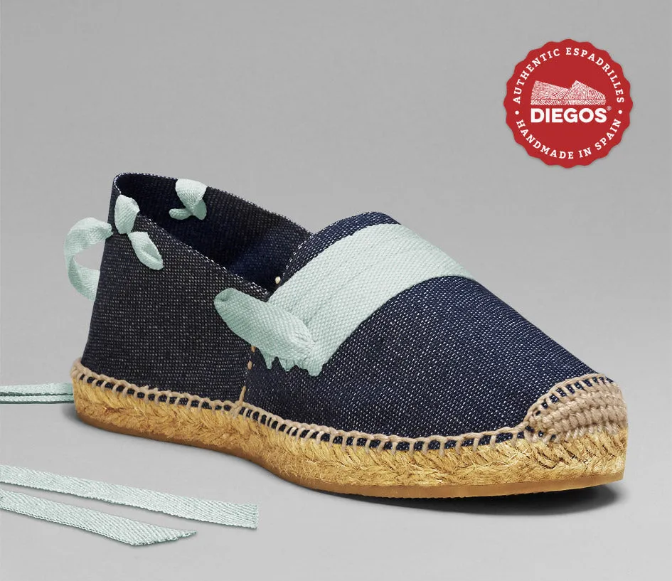Alpargatas vascas denim