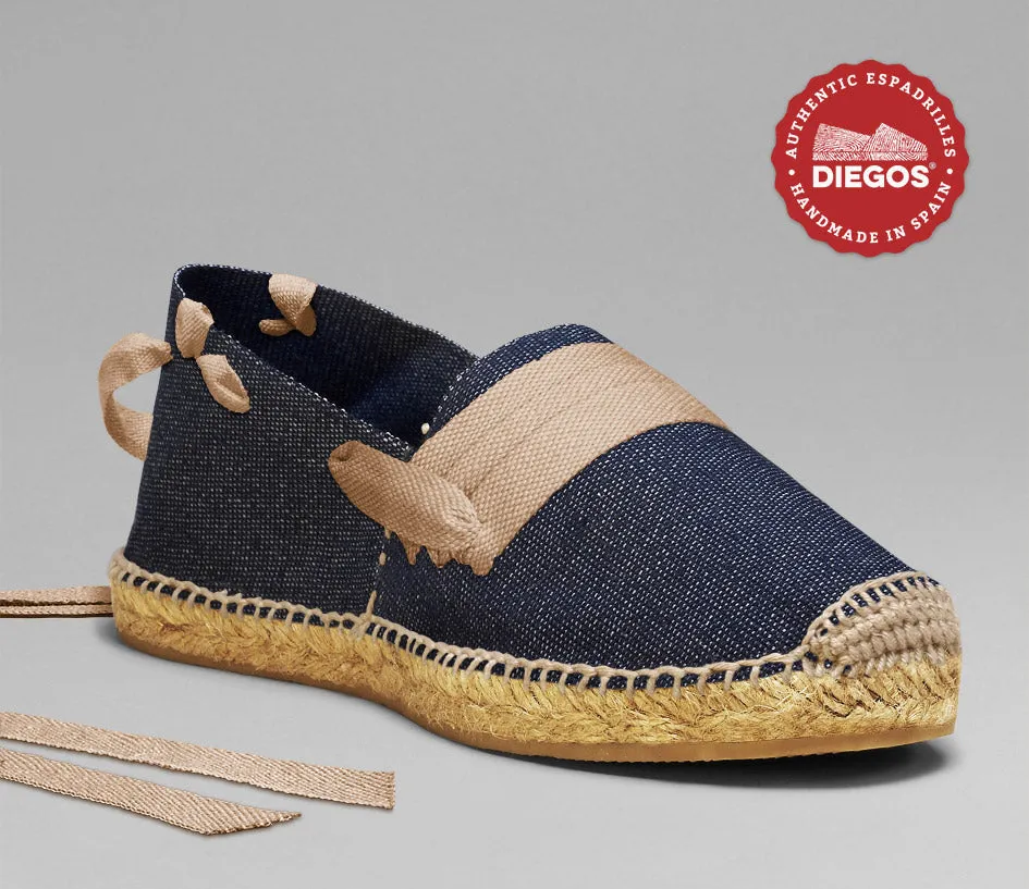 Alpargatas vascas denim