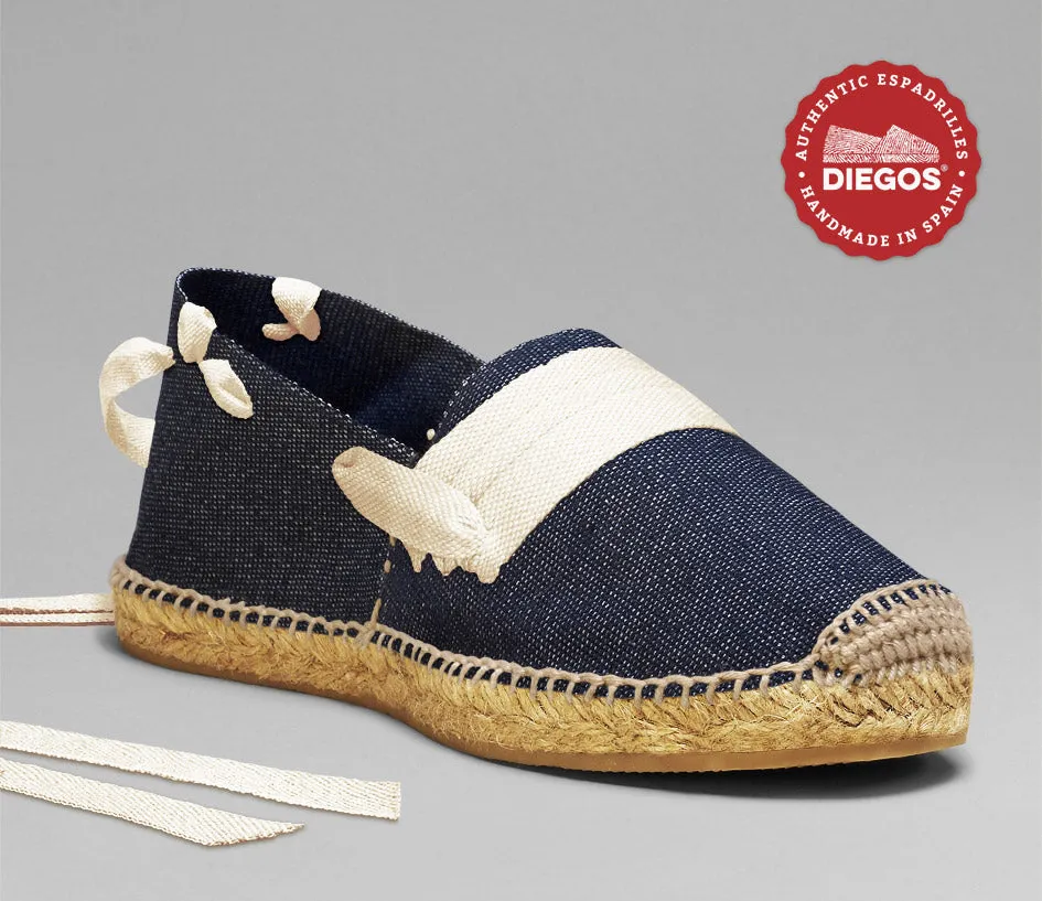 Alpargatas vascas denim
