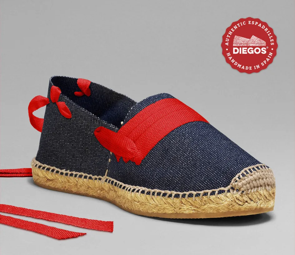 Alpargatas vascas denim