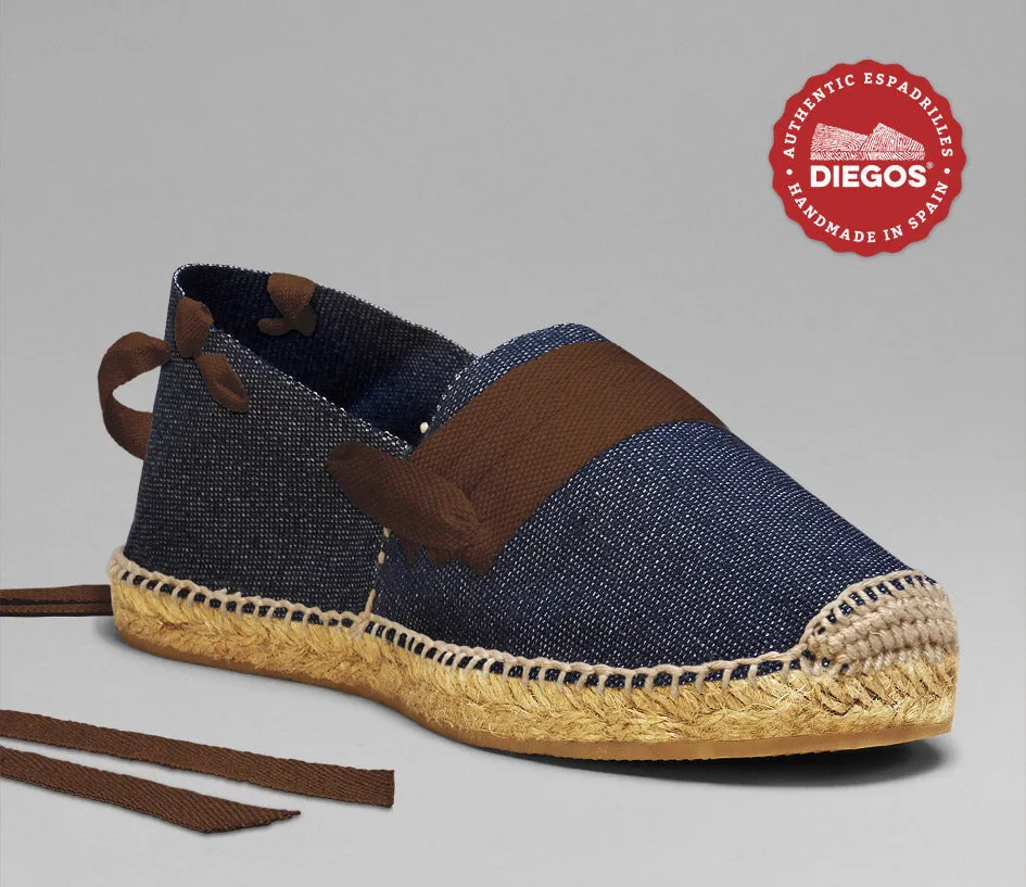 Alpargatas vascas denim