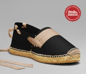 Alpargatas vascas negras