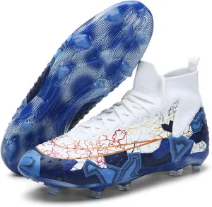 American Football Cleats,Lightweight High-Top,Adult Soccer Cleats,Breathable,Mens Football Cleats,Athletic for Indoor and Outdoor Sports Unisex