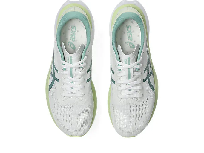Asics Magic Speed 4 (B Width) - White/Celadon (Womens)