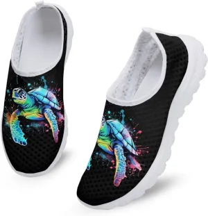 Bigcardesigns Fashion Women's Walking Shoes Sport Sneakers Breathable Mesh Loafers