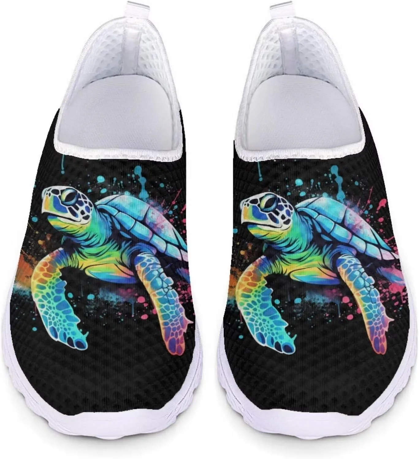 Bigcardesigns Fashion Women's Walking Shoes Sport Sneakers Breathable Mesh Loafers