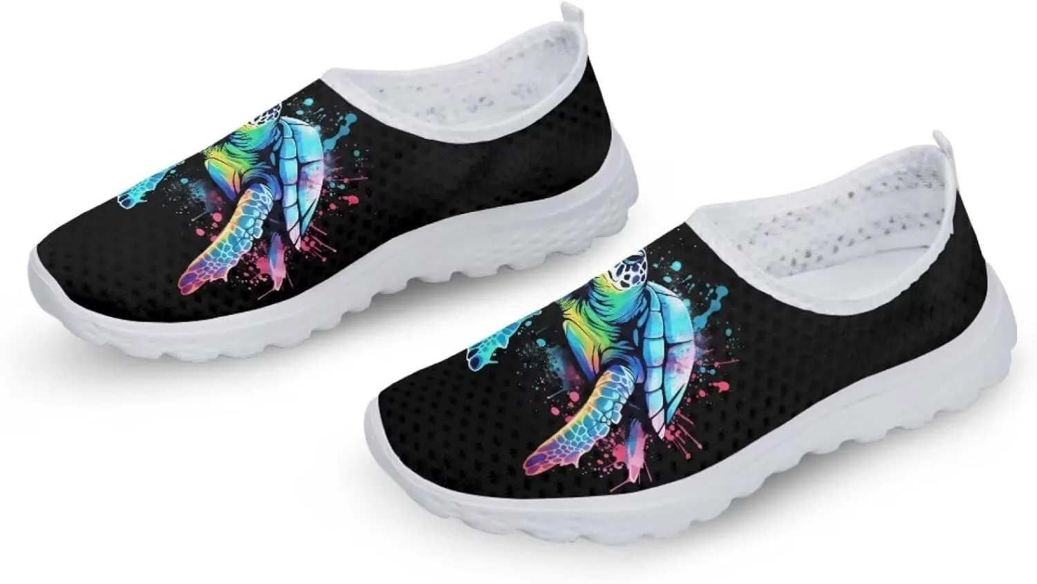Bigcardesigns Fashion Women's Walking Shoes Sport Sneakers Breathable Mesh Loafers