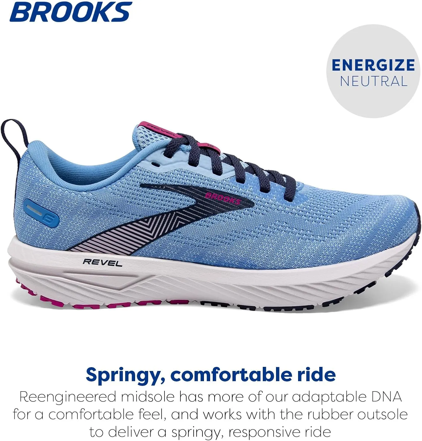 Brooks Women’s Revel 6 Neutral Running Shoe