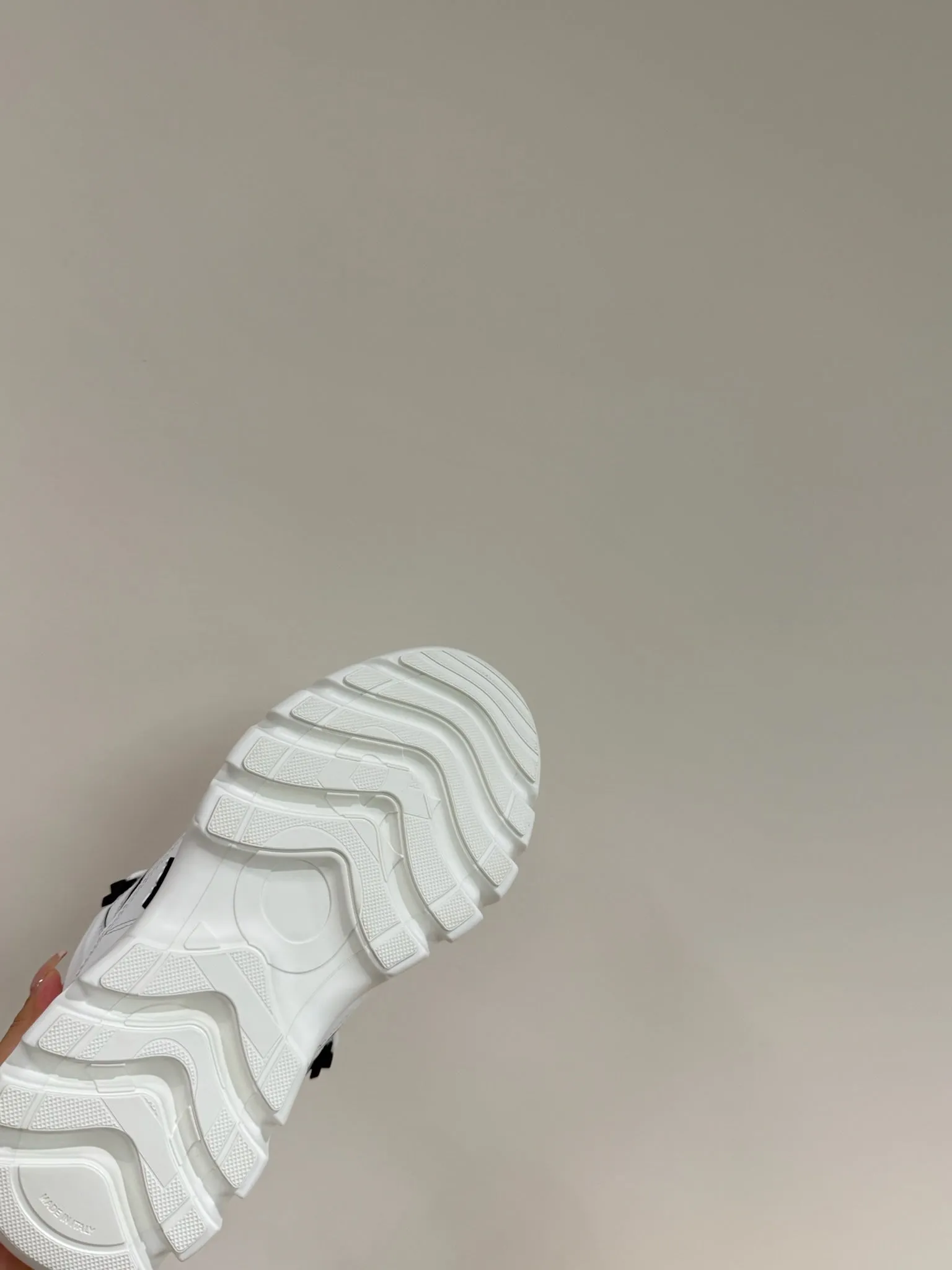 CD Sneaker In White Calfskin And Mesh Fabric 109256