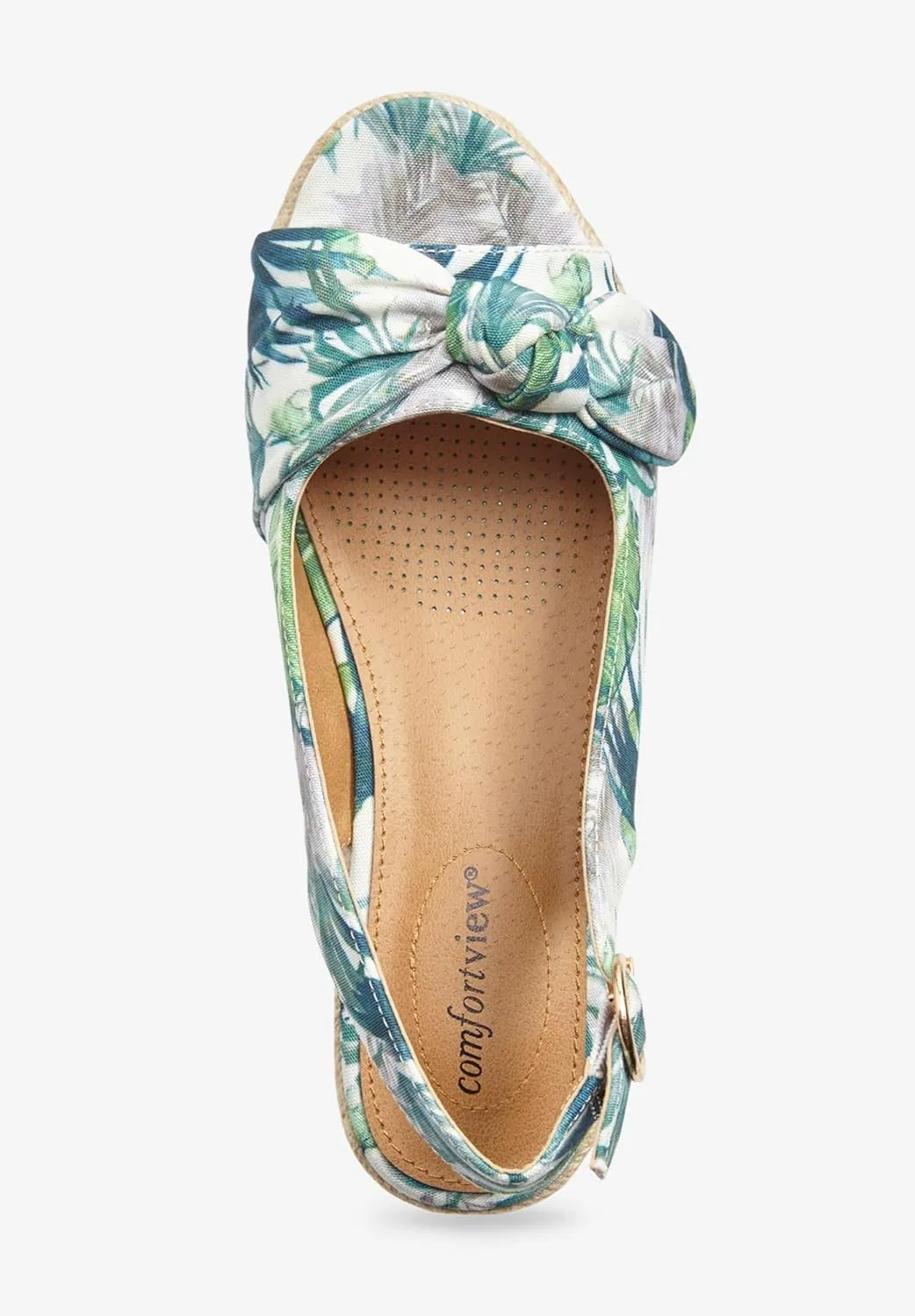 Comfortview Women's Wide Width The Zanea Espadrille