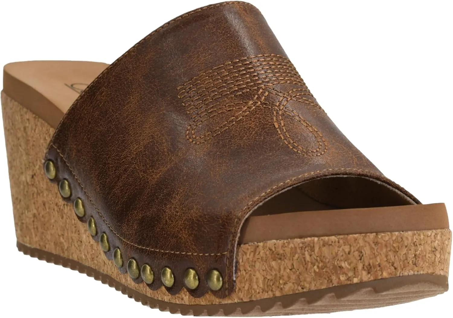 Corkys Footwear Saddle Up 2.5" Wedge Sandal