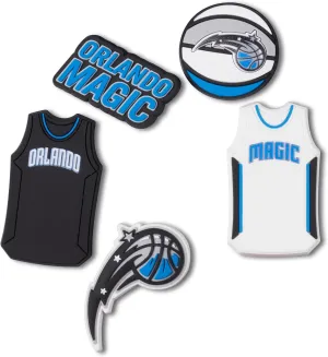 Crocs Jibbitz Shoe Charms, NBA Basketball Teams Sports Collection Multi Packs