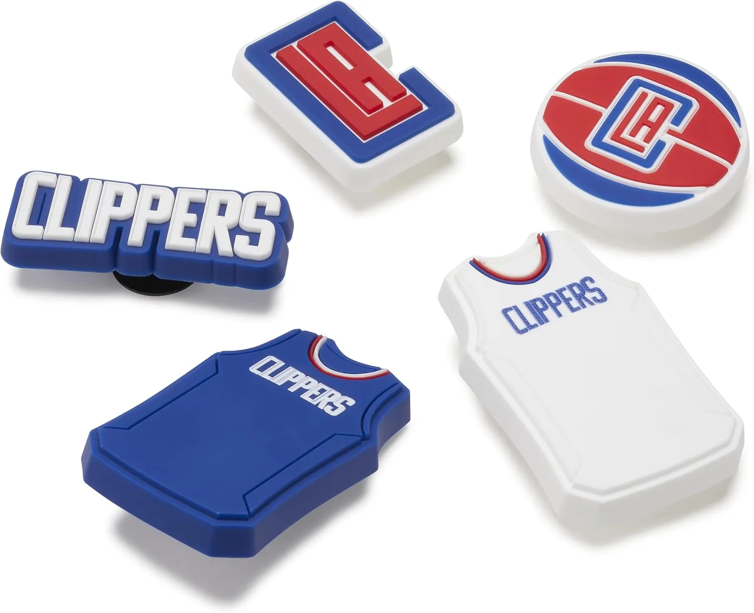 Crocs Jibbitz Shoe Charms, NBA Basketball Teams Sports Collection Multi Packs