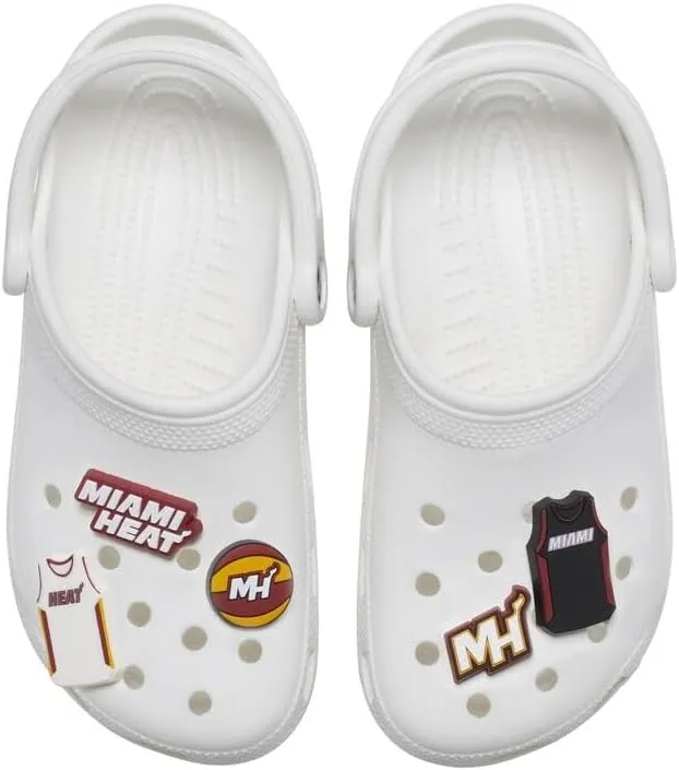 Crocs Jibbitz Shoe Charms, NBA Basketball Teams Sports Collection Multi Packs