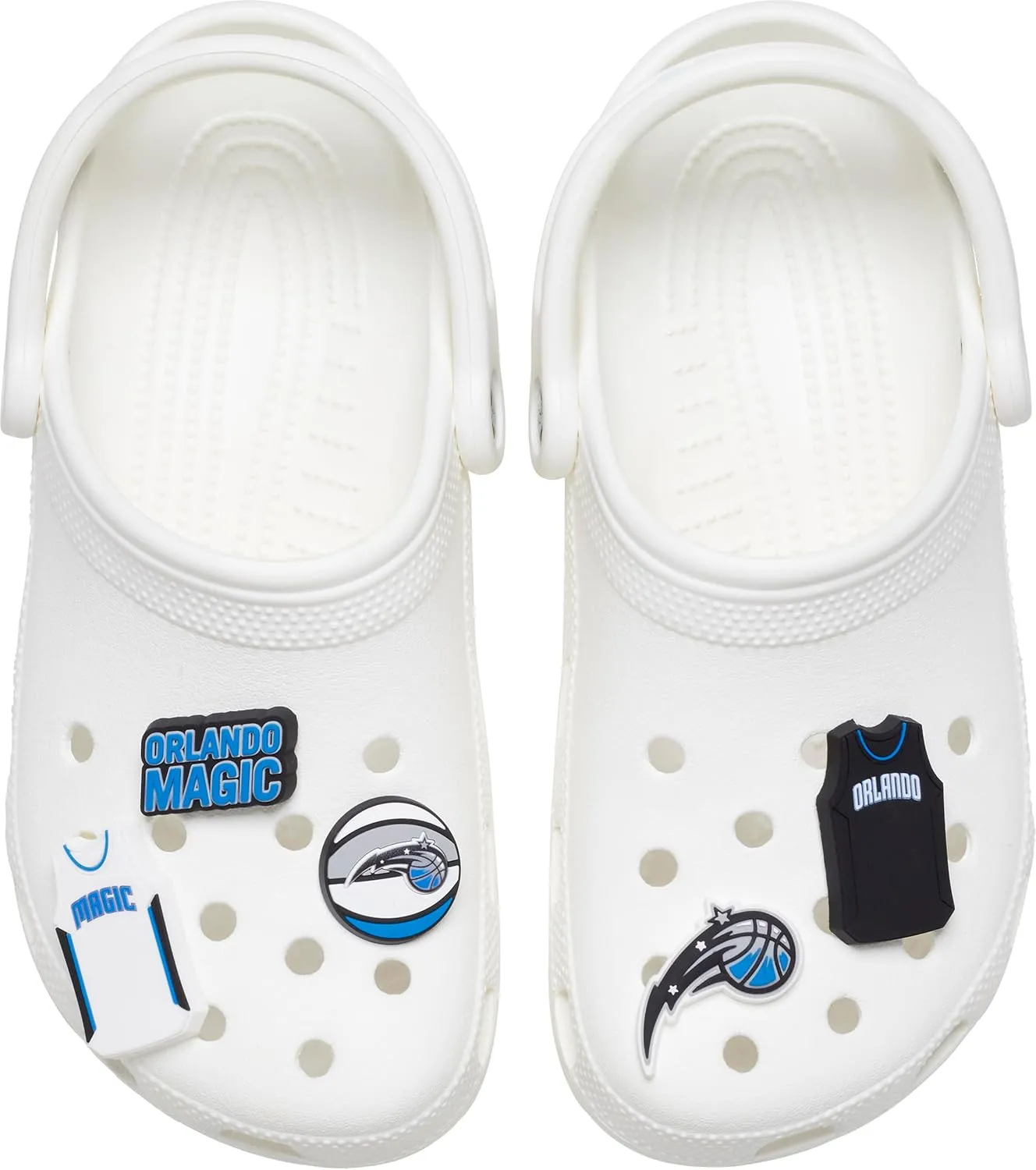 Crocs Jibbitz Shoe Charms, NBA Basketball Teams Sports Collection Multi Packs