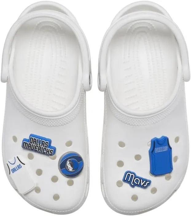 Crocs Jibbitz Shoe Charms, NBA Basketball Teams Sports Collection Multi Packs