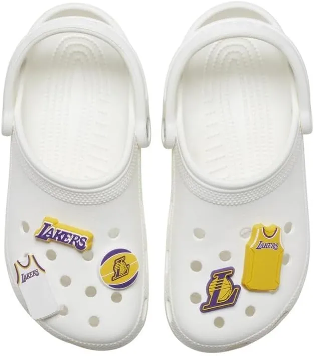 Crocs Jibbitz Shoe Charms, NBA Basketball Teams Sports Collection Multi Packs