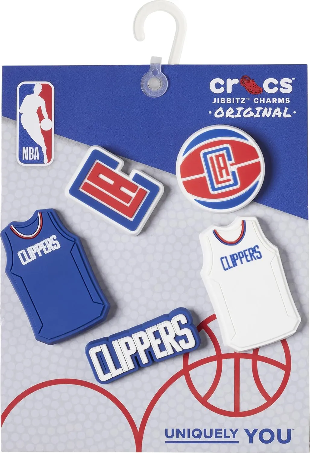 Crocs Jibbitz Shoe Charms, NBA Basketball Teams Sports Collection Multi Packs