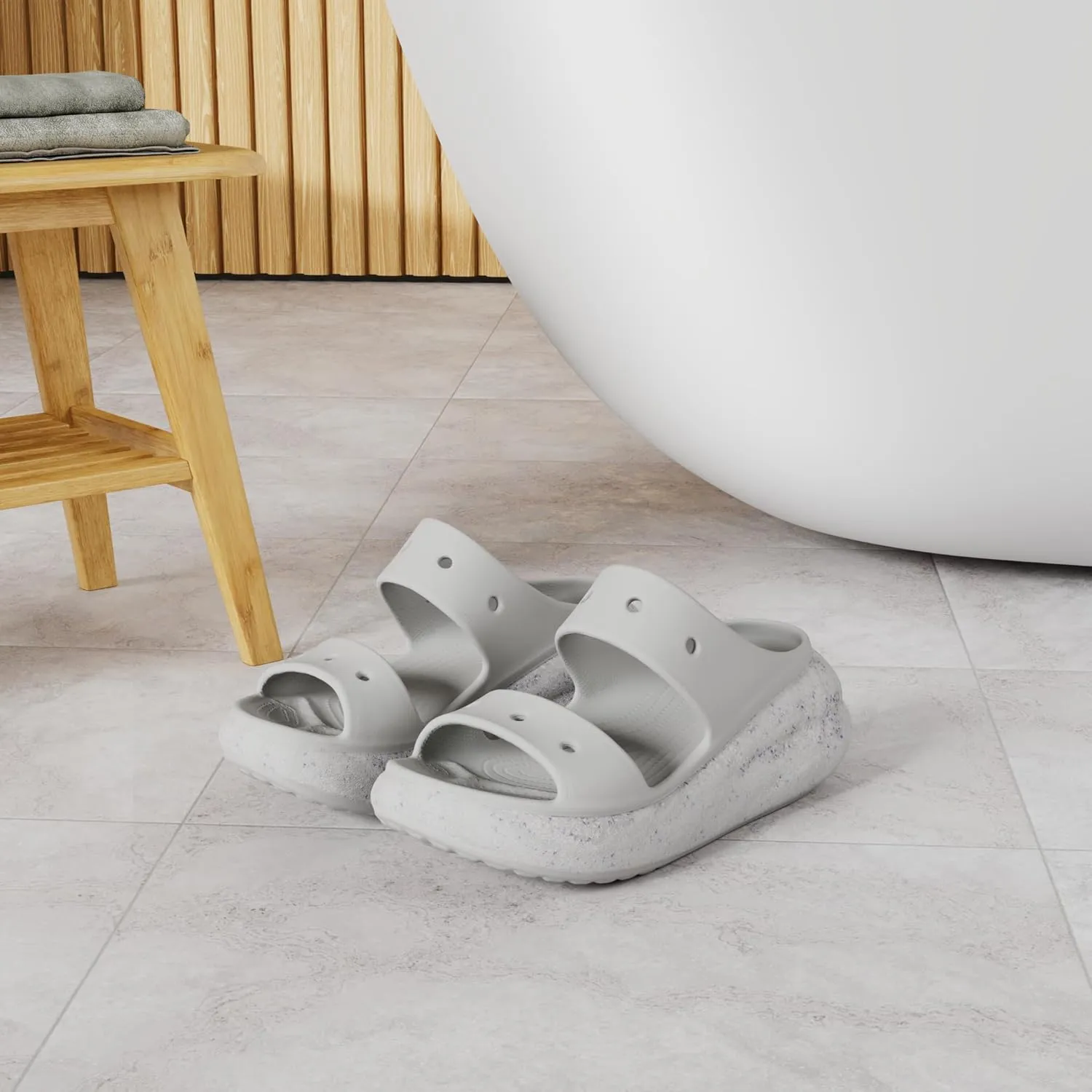Crocs Unisex Classic Crush Sandal