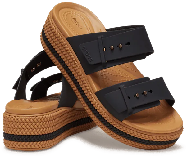 Crocs Womens Brooklyn Woven Buckle