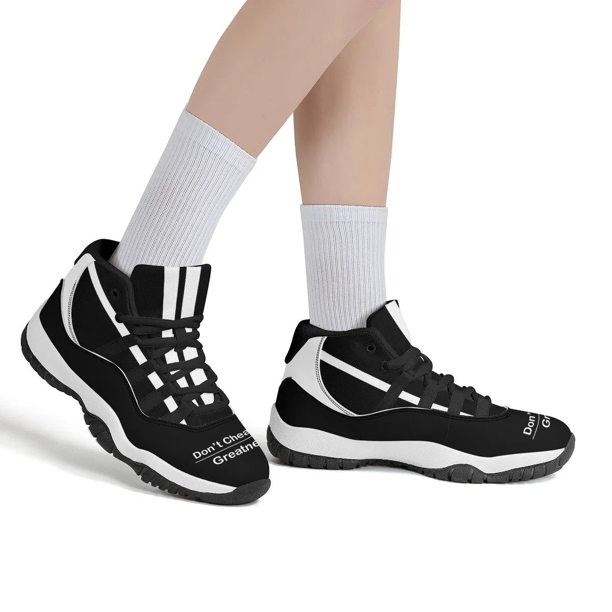 DCYG 100's High Top Air Retro Sneakers - Black