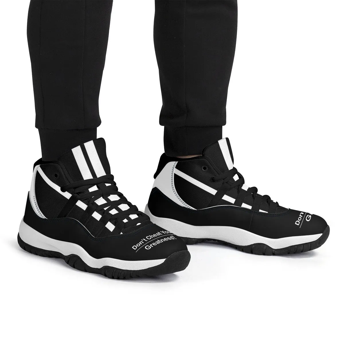 DCYG 100's High Top Air Retro Sneakers - Black