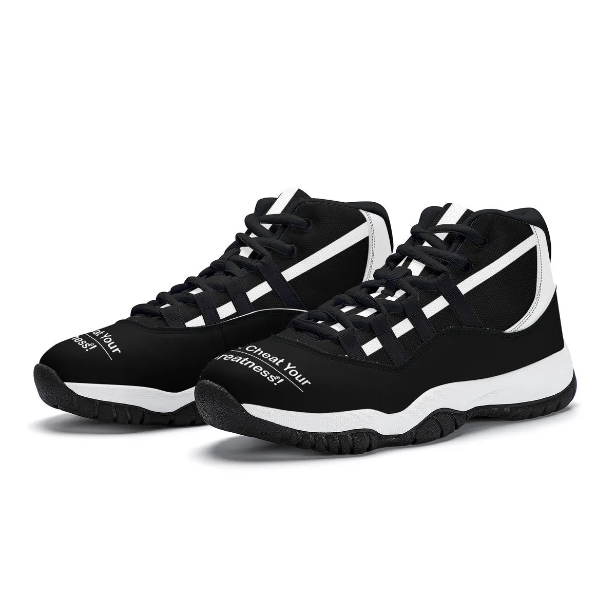 DCYG 100's High Top Air Retro Sneakers - Black